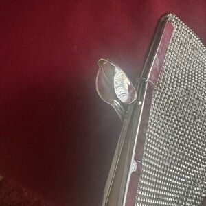 Silver Mesh Clutch